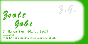 zsolt gobi business card